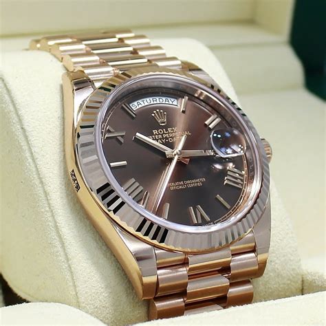 chocolate rolex women's|rolex day date chocolate dial.